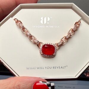 BP July 2025 Ruby Rose Gold Plated Necklace